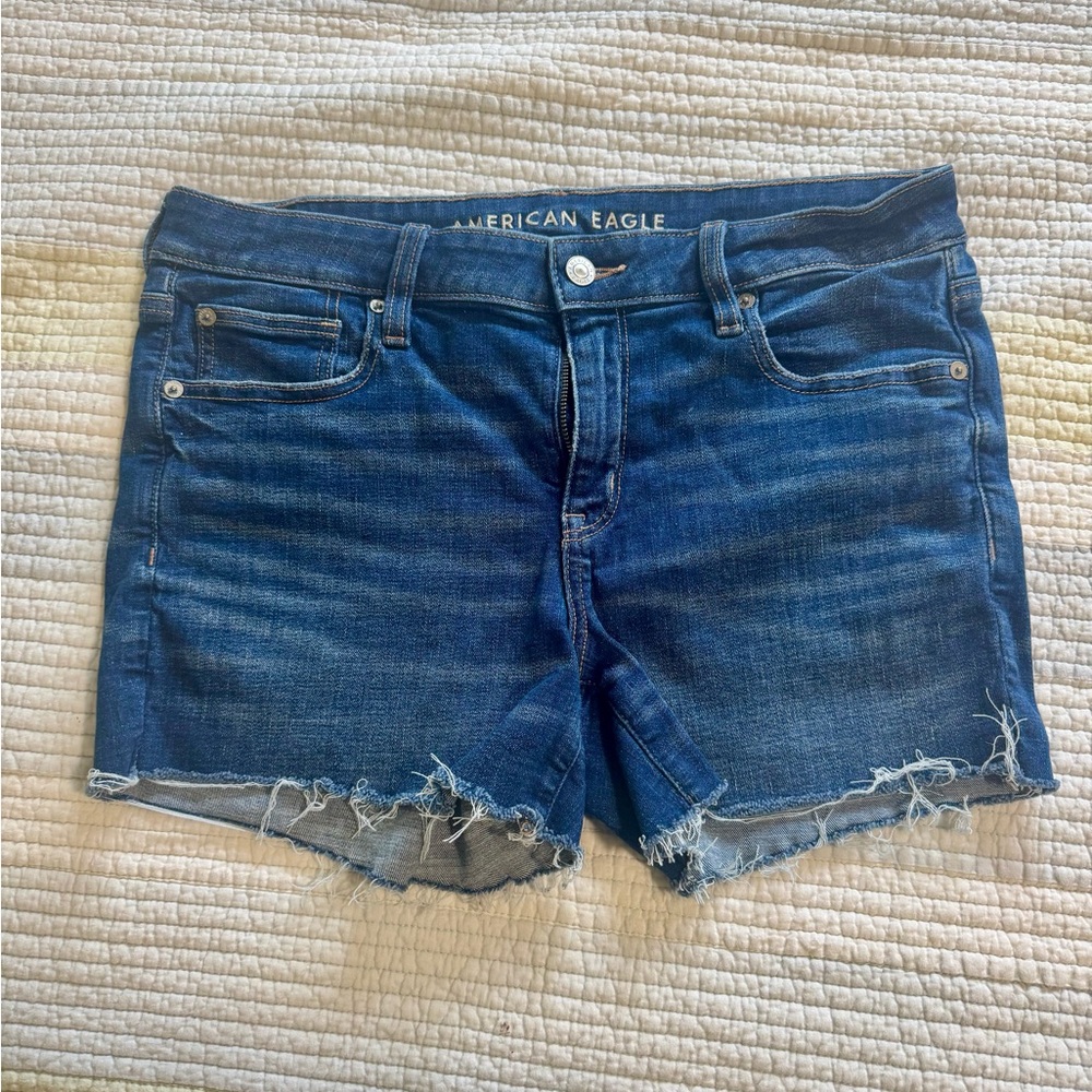 American Eagle Outfitters Dark Blue Jean Shorts